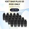 20 pcs iget bar plus s3 pod only 10000 puffs