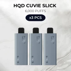3 pcs hqd slick 6000 puffs