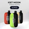 3 pcs iget moon k5000 puffs