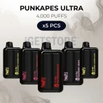 5 PCS - Punkapes Ultra 4000 Puffs
