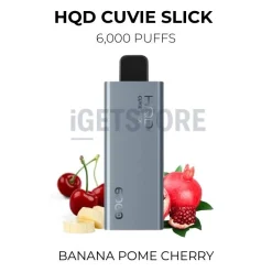 Hqd cuvie slick 6000 banana pome cherry
