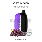 IGET Moon K5000 Puffs - Grape Ice