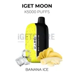 IGET Moon K5000 Puffs - Banana Ice