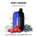 IGET Moon K5000 Puffs - Blueberry Raspberry Ice