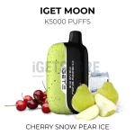 IGET Moon K5000 Puffs - Cherry Snow Pear Ice