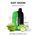 IGET Moon K5000 Puffs - Double Apple Ice