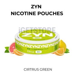 Zyn nicotine pouches cirtrus green