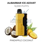 Alibarbar Ice Adjust 12000 Puffs - Pineapple Coconut