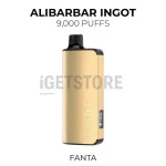Alibarbar Ingot 9000 Puffs - Fanta