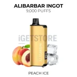 Alibarbar Ingot 9000 Puffs - Peach Ice