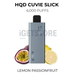 Hqd cuvie slick 6000 lemon passionfruit