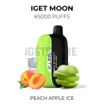 IGET Moon K5000 Puffs - Peach Apple Ice