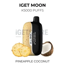 Iget moon k5000 puffs pineapple coconut