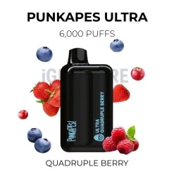 Punkapes ultra 6000 quadruple berry