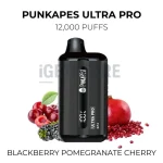 Punkapes Ultra Pro 12000 Puffs - Blackbery Pomegranate Cherry
